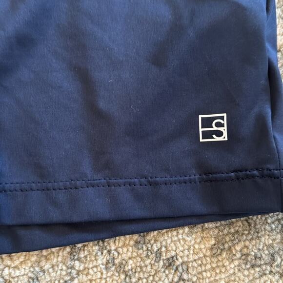 Set Athleisure Nathan Short- Navy & Green Mini Gingham size 6 - Picture 3 of 6